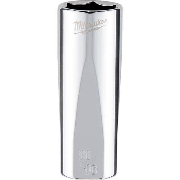 Milwaukee Tool - Hand Sockets Drive Size (Inch): 3/8 Size (Inch): 11/16 - Exact Tooling