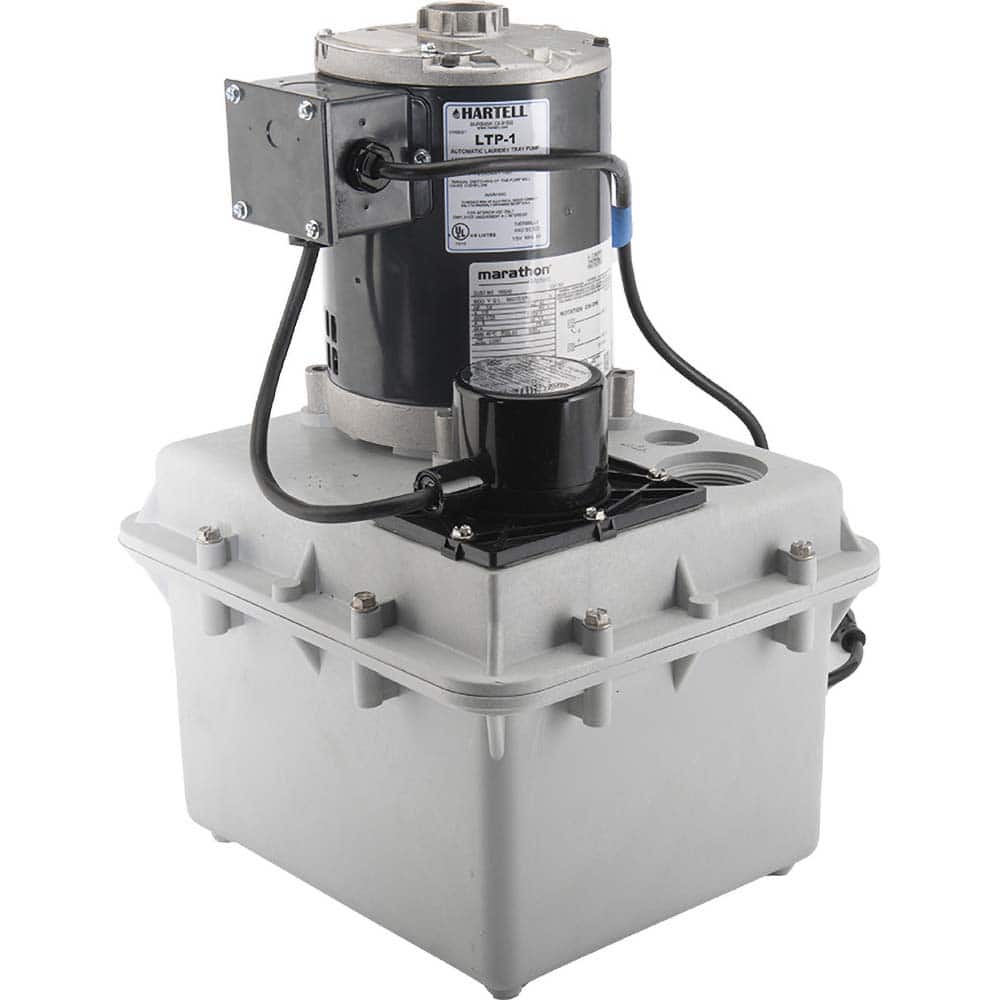 Hartell - Submersible, Sump & Sewage Pumps Type: Automatic Sink Drain Pump Voltage: 115 V - Exact Tooling