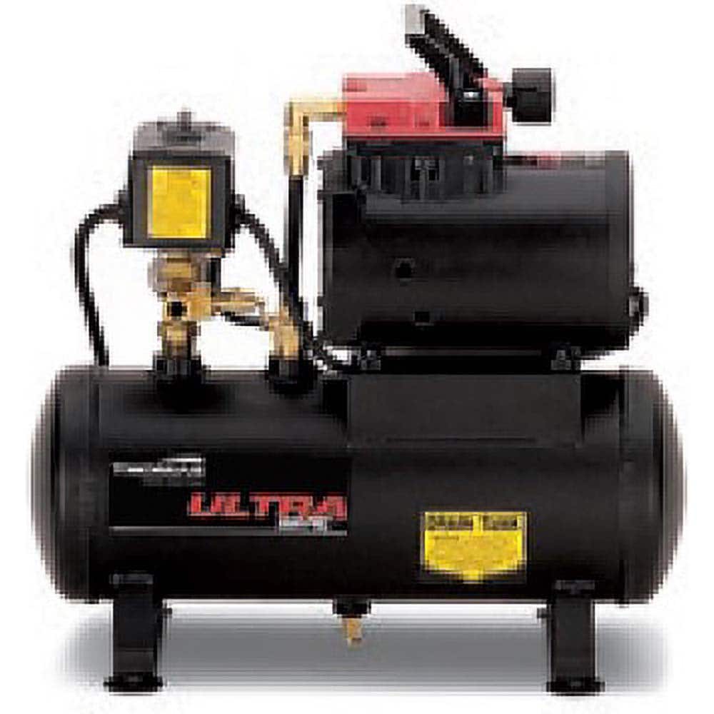 Thomas - Portable Electric Air Compressors Horsepower: 1-1/2 @ 115 VAC CFM: 1.70 - Exact Tooling
