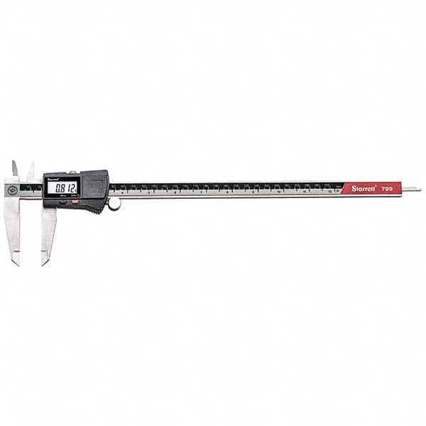 Starrett - 0 to 12" Range, 0.01mm Resolution, Electronic Caliper - Exact Tooling