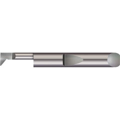 Micro 100 - 0.11" Min Bore Diam, 1/2" Max Bore Depth, 0.005" Radius Profiling Tool - Exact Tooling
