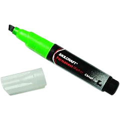 Ability One - Markers & Paintsticks; Type: Permanent Marker ; Color: Green ; Ink Type: Water Base ; Tip Type: Chisel - Exact Tooling