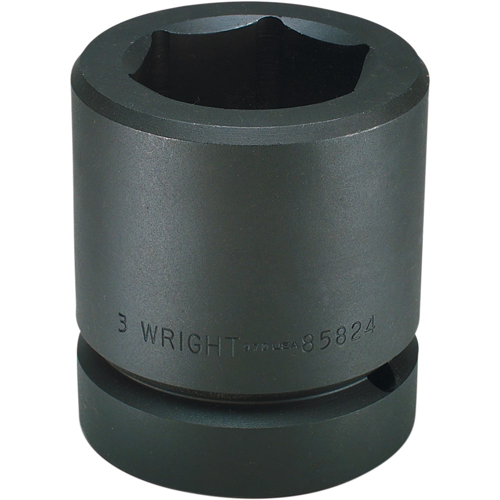 Wright Tool & Forge - Impact Sockets; Drive Size: 2-1/2 ; Size (mm): 90.0000 ; Type: Standard ; Style: Impact Socket ; Style: Impact Socket ; Style: Impact Socket - Exact Tooling