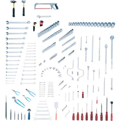 Wright Tool & Forge - Combination Hand Tool Sets; Tool Type: Master Set ; Number of Pieces: 278.000 ; Drive Size (Inch): 1/4, 3/8, 1/2, 3/4 ; Number of Points: 6, 12 ; Measurement Type: Inch ; Socket Depth: Standard & Deep - Exact Tooling