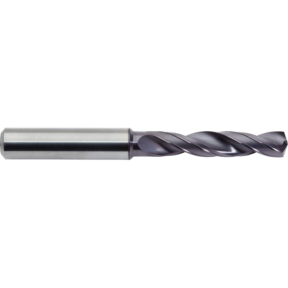 M.A. Ford - Screw Machine Length Drill Bits; Drill Bit Size (Decimal Inch): 0.4213 ; Drill Bit Size (mm): 10.70 ; Drill Point Angle: 142 ; Drill Bit Material: Carbide ; Drill Bit Finish/Coating: ALtima? Plus ; Flute Type: Helical - Exact Tooling