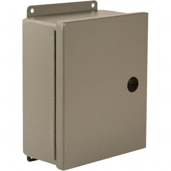Wiegmann - NEMA 4 Steel Standard Enclosure with Continuous Hinge Cover - Exact Tooling