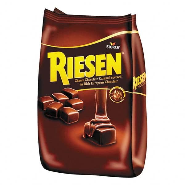Riesen - Snacks, Cookies, Candy & Gum Breakroom Accessory Type: Candy Breakroom Accessory Description: Chocolate Caramel Candies, 30oz Bag - Exact Tooling