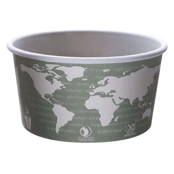 ECO PRODUCTS - World Art Renewable and Compostable Food Container, 12 oz, Green, 25/Pack, 20 Packs/Carton - Exact Tooling