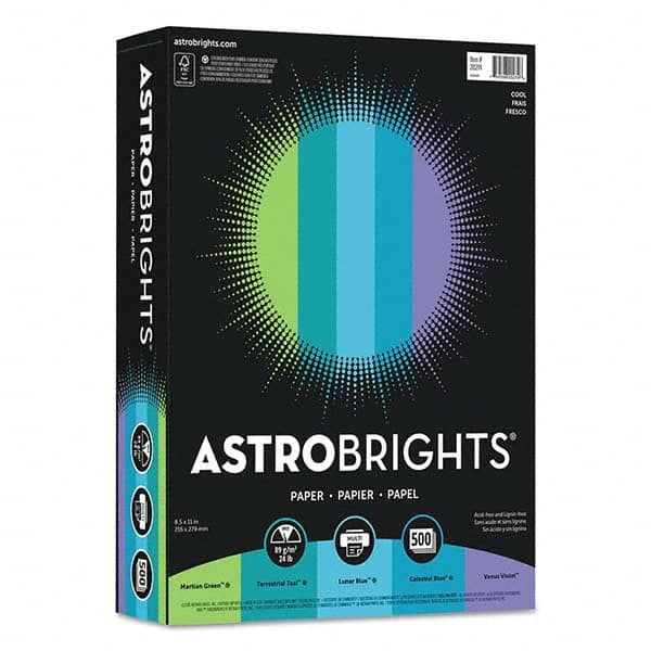 Astrobrights - Office Machine Supplies & Accessories Office Machine/Equipment Accessory Type: Copy Paper For Use With: Copiers; Inkjet Printers; Laser Printers - Exact Tooling