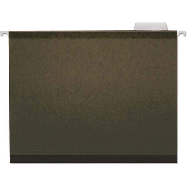UNIVERSAL - File Folders, Expansion Folders & Hanging Files Folder/File Type: Hanging File Folder Color: Green - Exact Tooling
