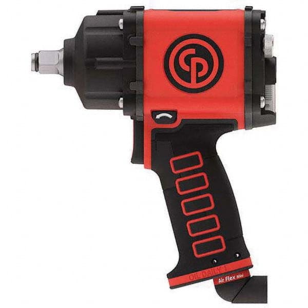 Chicago Pneumatic - Air Impact Wrenches & Ratchets Drive Size: 1/2 Handle Type: Pistol Grip - Exact Tooling