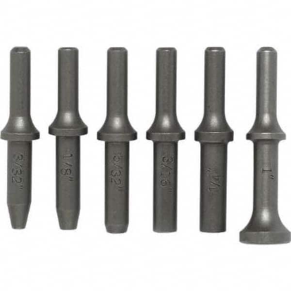 Chicago Pneumatic - 2,580 BPM, 2.24" Long Stroke, Air Riveting Hammer - Exact Tooling