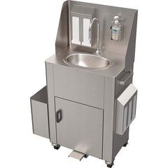 Acorn Engineering - Wash Fountain Accessories Type: Splash Guard w/Towel&Soap Dispensers For Use With: PS1000 Series Portable Sink - Exact Tooling