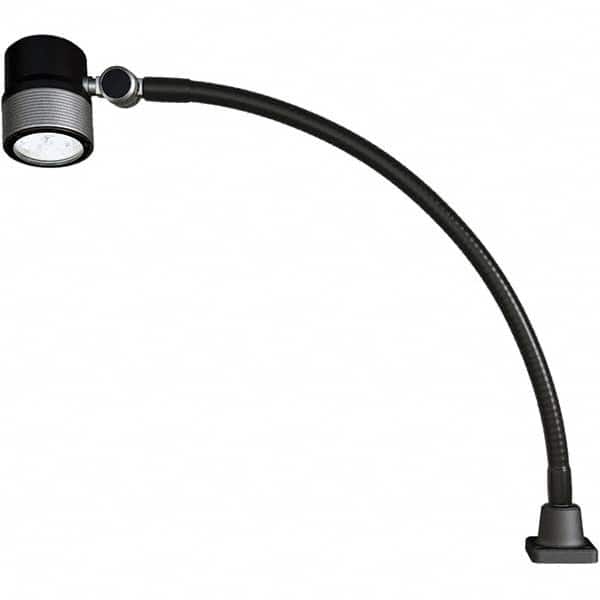 Waldmann Lighting - Machine Lights Machine Light Style: Spot with Gooseneck Mounting Type: Attachable Base - Exact Tooling