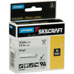 Ability One - Labels, Ribbons & Tapes; Type: Label ; Color: Black; White ; For Use With: Thermal Printers ; Width (Inch): 1/8 - Exact Tooling