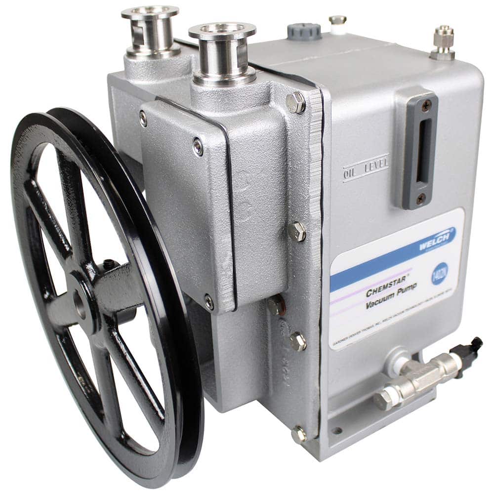 Welch - Rotary Vane-Type Vacuum Pumps; Horsepower: N/A ; Voltage: N/A ; Cubic Feet per Minute: 5.60 ; Length (Decimal Inch): 10.0000 ; Width (Decimal Inch): 12.0000 ; Height (Inch): 15 - Exact Tooling