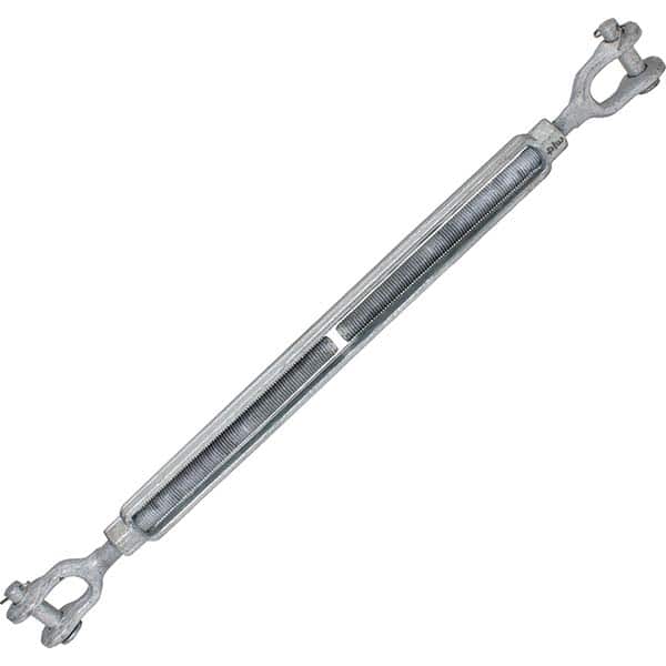 US Cargo Control - Turnbuckles Type: Jaw & Jaw Working Load Limit (Lb.): 5200 - Exact Tooling