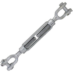 US Cargo Control - Turnbuckles Type: Jaw & Jaw Working Load Limit (Lb.): 5200 - Exact Tooling