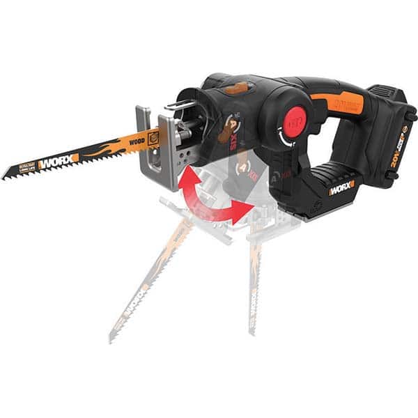 Worx - Cordless Reciprocating Saws Voltage: 20.00 Battery Chemistry: Lithium-Ion - Exact Tooling