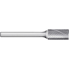 Titan USA - Burrs; Head Shape: Cylinder w/End Cut ; Industry Specification: SB-43L2 ; Tooth Style: Single Cut ; Cutting Diameter (Inch): 1/8 ; Cutting Diameter (Decimal Inch): 0.1250 ; Shank Diameter (Inch): 1/8 - Exact Tooling