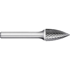 Titan USA - Burrs; Head Shape: Tree ; Industry Specification: SG-13 ; Tooth Style: Single Cut ; Cutting Diameter (Inch): 1/2 ; Cutting Diameter (Decimal Inch): 0.5000 ; Shank Diameter (Inch): 1/4 - Exact Tooling