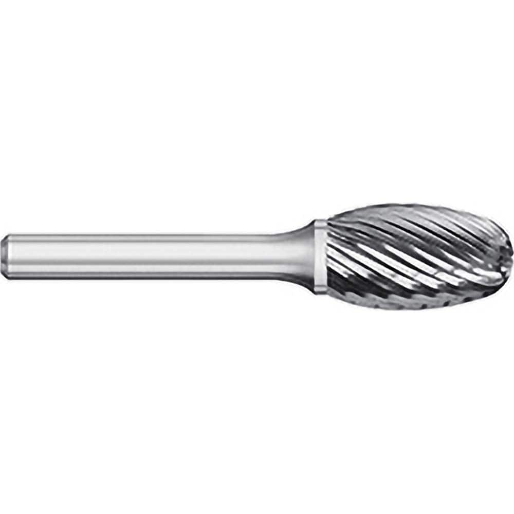 Titan USA - Burrs; Head Shape: Egg ; Industry Specification: SE-5 ; Tooth Style: Single Cut ; Cutting Diameter (Inch): 1/2 ; Cutting Diameter (Decimal Inch): 0.5000 ; Shank Diameter (Inch): 1/4 - Exact Tooling