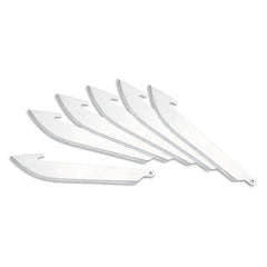 Outdoor Edge - Knife Blades; Type: RazorSafe Replacement Blade ; Material: Japanese 420J2 Stainless Steel ; Overall Length (Inch): 3.0 ; Number of Blades: 6 - Exact Tooling