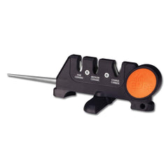 Outdoor Edge - Knife Accessories; Type: Knife Sharpener ; Additional Information: Includes coarse carbide, medium carbide and fine ceramic - Exact Tooling