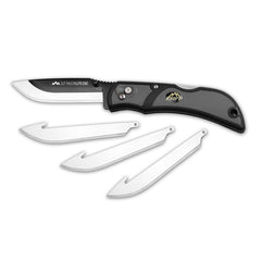 Outdoor Edge - Pocket & Folding Knives; Knife Type: Folding Knife ; Edge Type: Plain Edge ; Blade Length (Inch): 3 ; Handle Material: Glass-Reinforced Nylon with TPE ; Closed Length: 4-1/2 (Inch); Number of Edges: 1 - Exact Tooling