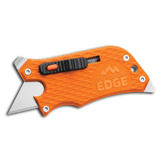 Outdoor Edge - Utility Knives, Snap Blades & Box Cutters; Type: Utility Knife ; Blade Type: Plain Edge ; Number of Blades Included: 1 ; Number of Blades: 1 ; Handle Material: Glass-Reinforced Nylon ; Color: Orange - Exact Tooling