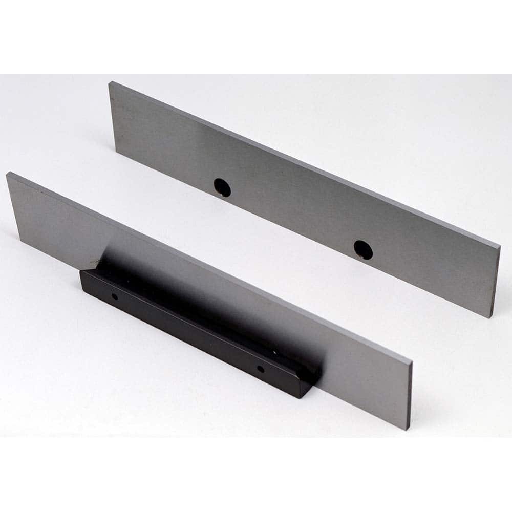 TE-CO - Vise Accessories; Product Type: Individual Parallel ; Product Compatibility: 4" Vises ; Number of Pieces: 2 ; Material: Steel ; Jaw Width (Inch): 4 ; Product Length (Inch): 0.118 - Exact Tooling
