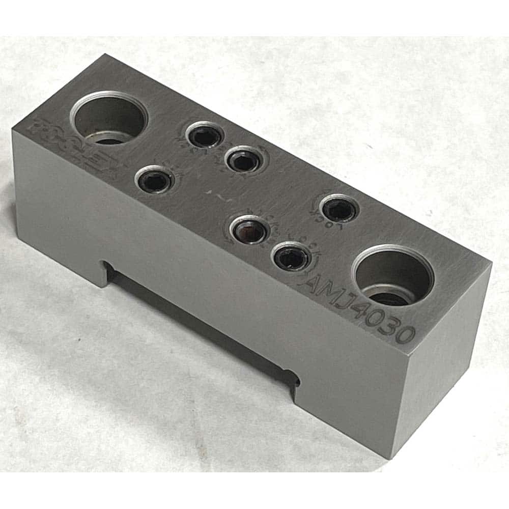 TE-CO - Vise Jaws; Jaw Shape: Flat ; Jaw Width (mm): 203.2 ; Jaw Width (Inch): 8 ; Jaw Width (Decimal Inch): 8 ; Jaw Height (mm): 59.69 ; Jaw Height (Inch): 2.35 - Exact Tooling