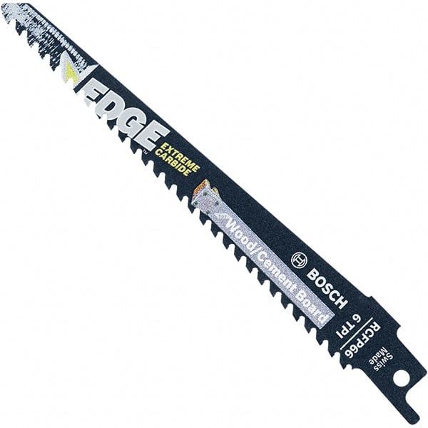 Bosch - Reciprocating Saw Blades Blade Material: Carbide Blade Length (Inch): 6 - Exact Tooling
