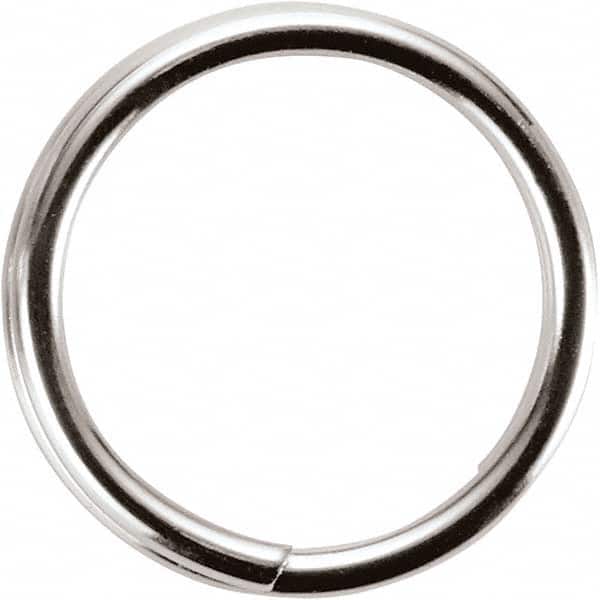 Milwaukee Tool - Tool Holding Accessories; Type: Tool Holder ; Connection Type: Snap Hook Cord ; Length: 2.00 ; Length (Decimal Inch): 2.00 ; Additional Info: (5) 2lb 2" Split Ring ; Color: Silver - Exact Tooling