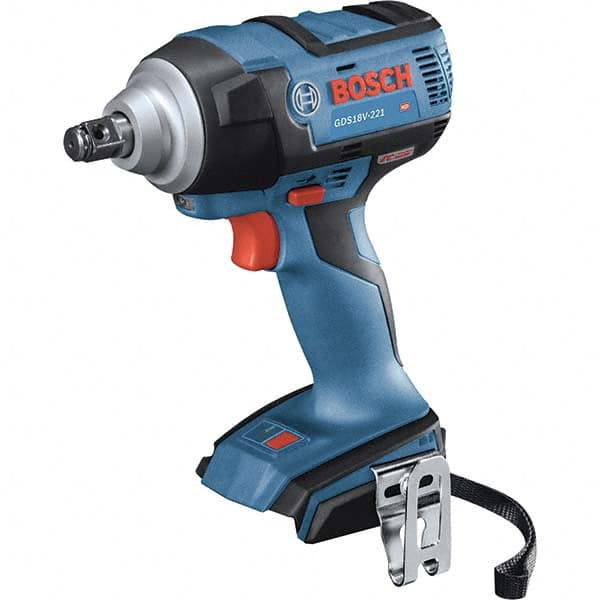 Bosch - Cordless Impact Wrenches & Ratchets Voltage: 18.0 Drive Size (Inch): 1/2 - Exact Tooling