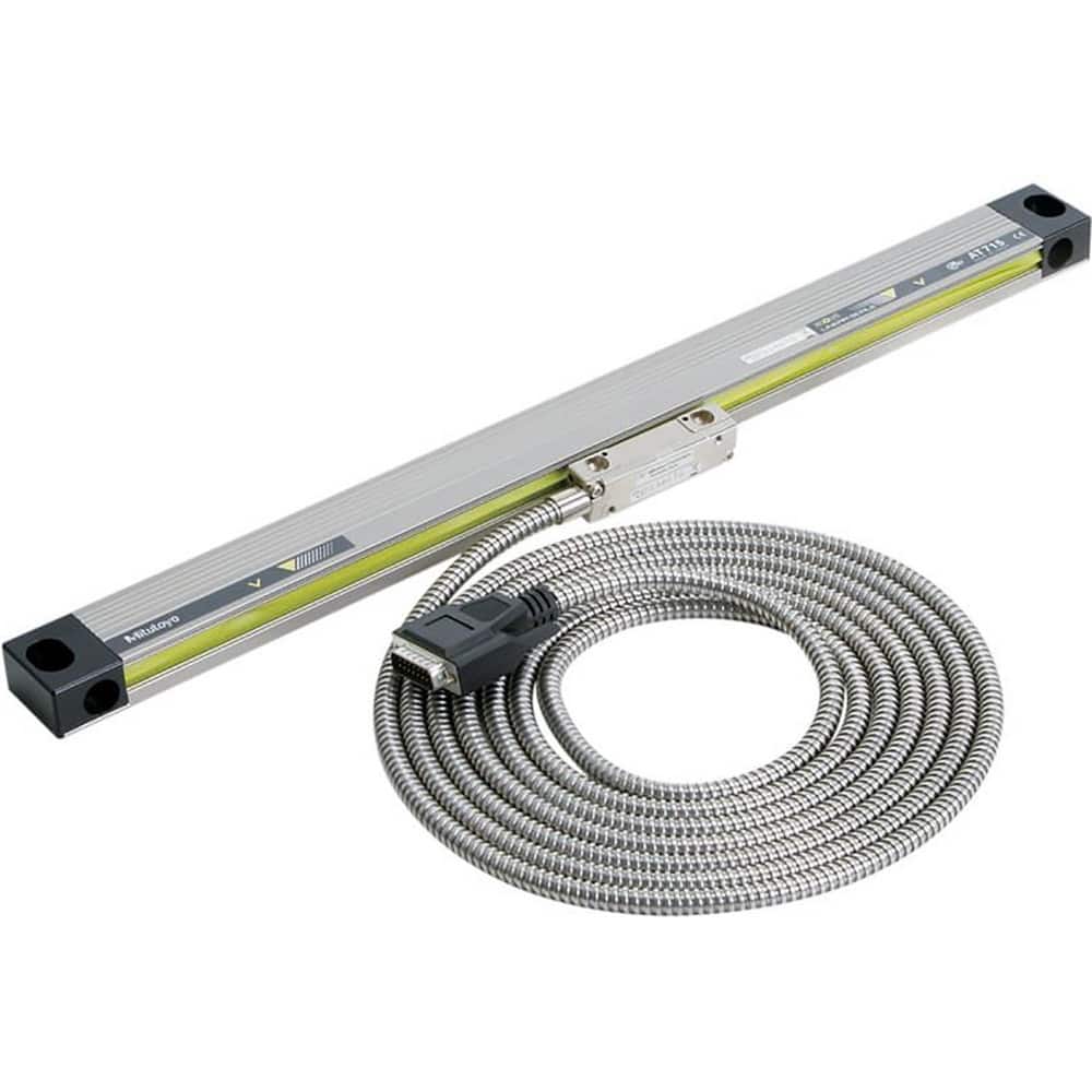 100″ Max Measuring Range, 1 µm Resolution, 107″ Scale Length, Electromagnetic DRO Linear Scale 10 µm Accuracy, IP67, 7,000' Cable Length, 0 to 45°C, Series AT715