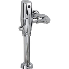 American Standard - Automatic Flush Valves; Type: Touchless Toilet Flush Valve ; Style: Modern ; Gallons Per Flush: 1.1 ; Pipe Size: 1-1/2 (Inch); Spud Coupling Size: 1-1/2 (Inch); Cover Material: Chrome - Exact Tooling