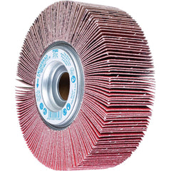 PFERD - Unmounted Flap Wheels; Abrasive Type: Coated ; Outside Diameter (Inch): 6 ; Face Width (Inch): 2 ; Center Hole Size (Inch): 1 ; Abrasive Material: Ceramic Oxide ; Grit: 80 - Exact Tooling