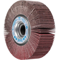 PFERD - Unmounted Flap Wheels; Abrasive Type: Coated ; Outside Diameter (Inch): 6 ; Face Width (Inch): 2 ; Center Hole Size (Inch): 1 ; Abrasive Material: Ceramic Oxide ; Grit: 120 - Exact Tooling