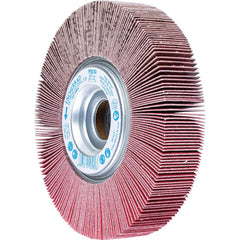 PFERD - Unmounted Flap Wheels; Abrasive Type: Coated ; Outside Diameter (Inch): 6 ; Face Width (Inch): 1 ; Center Hole Size (Inch): 1 ; Abrasive Material: Ceramic Oxide ; Grit: 120 - Exact Tooling