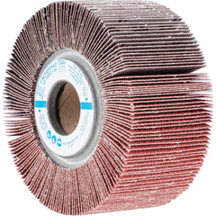 PFERD - Unmounted Flap Wheels; Abrasive Type: Coated ; Outside Diameter (Inch): 4 ; Face Width (Inch): 2 ; Center Hole Size (Inch): 1 ; Abrasive Material: Aluminum Oxide ; Grit: 80 - Exact Tooling