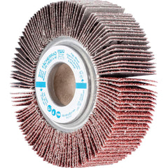 PFERD - Unmounted Flap Wheels; Abrasive Type: Coated ; Outside Diameter (Inch): 4 ; Face Width (Inch): 1 ; Center Hole Size (Inch): 1 ; Abrasive Material: Aluminum Oxide ; Grit: 40 - Exact Tooling