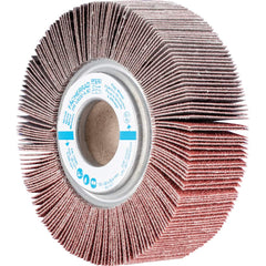 PFERD - Unmounted Flap Wheels; Abrasive Type: Coated ; Outside Diameter (Inch): 4 ; Face Width (Inch): 1 ; Center Hole Size (Inch): 1 ; Abrasive Material: Aluminum Oxide ; Grit: 80 - Exact Tooling