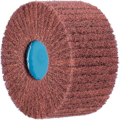 PFERD - Unmounted Flap Wheels; Abrasive Type: Non-Woven ; Outside Diameter (Inch): 4 ; Face Width (Inch): 2 ; Center Hole Thread Size: 5/8-11 ; Abrasive Material: Aluminum Oxide ; Grit: 280 - Exact Tooling