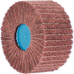 PFERD - Unmounted Flap Wheels; Abrasive Type: Non-Woven ; Outside Diameter (Inch): 4 ; Face Width (Inch): 2 ; Center Hole Thread Size: 5/8-11 ; Abrasive Material: Aluminum Oxide ; Grit: 180 - Exact Tooling