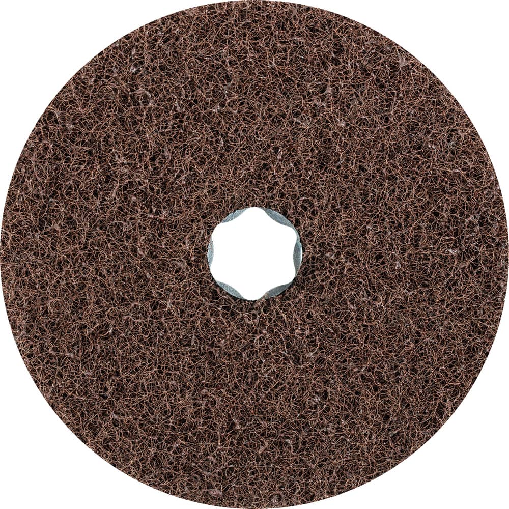 PFERD - Quick Change Discs; Disc Diameter (Inch): 5 ; Attaching System: COMBICLICK ; Abrasive Type: Non-Woven ; Abrasive Material: Aluminum Oxide ; Grade: Medium ; Grit: 100 - Exact Tooling