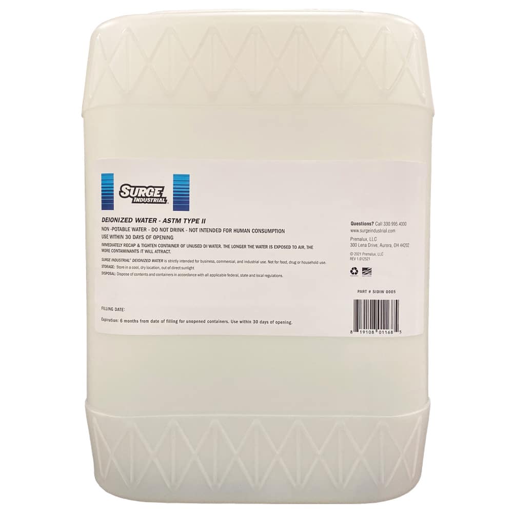 Surge Industrial - All-Purpose Cleaners & Degreasers; Type: Cleaning/Cooling & Lubrication; Rinse Agent; Additive ; Container Type: 5 Gal. Pail ; Container Size: 5 Gal. ; Scent: None ; Form: Liquid ; Disinfectant: No - Exact Tooling