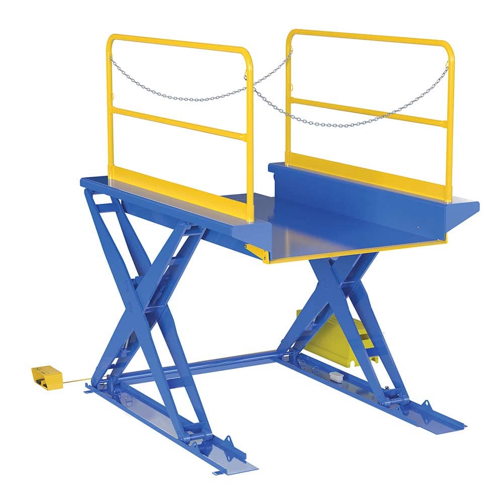 Vestil - Lifting Tables; Type: Lift Table ; Lift Style: Scissor ; Style: Portable Electric Hydraulic ; Load Capacity (Lb.): 3000.000 ; Minimum Height (Inch): 13 ; Lift Height (Inch): 54 - Exact Tooling
