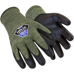Helix HPPE and Fiberglass Knit with Foam Nitrile Palm Dip Size M