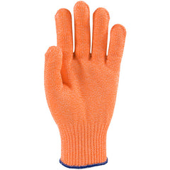 22-760OR/S SS Engineered Yarn Glove - S-steel wire core & Dyneema Yarn - w/poly - Medium Weight - orn - 10 Gg - Exact Tooling